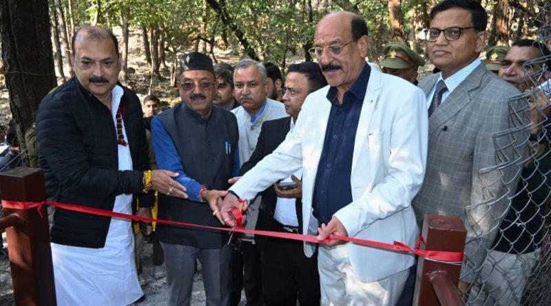 Forest Minister Subodh Uniyal inaugurated the tiger enclosure, tourism will increase with the display of tigers