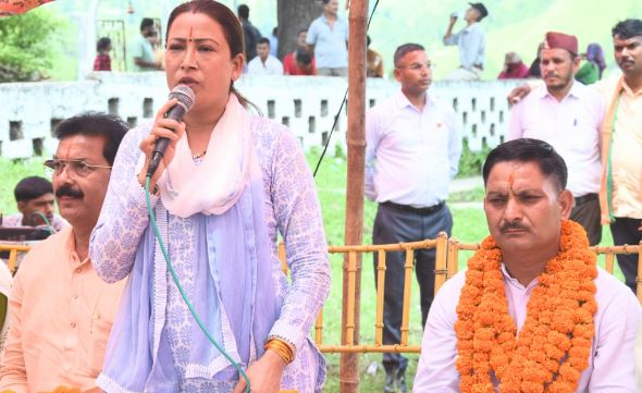 रेखा आर्या प्रचार