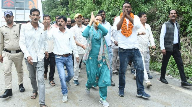 रेखा आर्या प्रचार