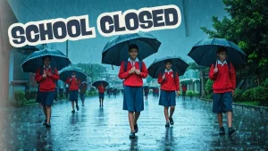 भारी बारिश के अलर्ट के चलते इस जिले में बंद है स्कूल