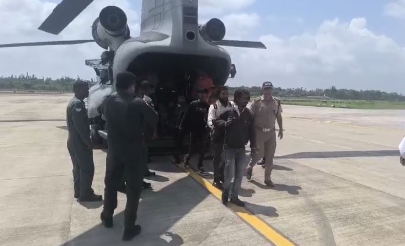रेस्क्यू किए लोगों की लिस्ट