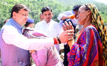 चमोली आपदाग्रस्त क्षेत्र का दौरा