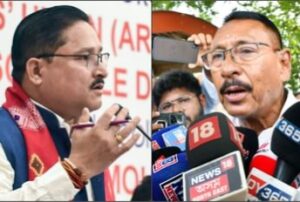 Assam : BJP को बड़ा झटका: राजेन गोहेन सहित 18 नेताओं ने पार्टी से इस्तीफा दिया