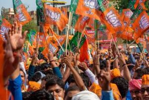 पांच राज्यों के चुनाव परिणाम साफ, कई राज्यों में भाजपा बढ़त; जश्न का माहौल