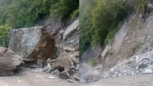 Uttarakhand: यमुनोत्री हाईवे पर हनुमान चट्टी से आगे भूस्खलन, मार्ग बंद होने से यात्रियों की बढ़ी परेशानी