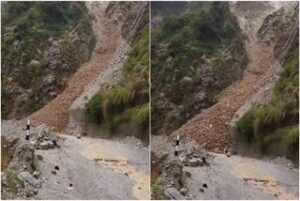 Uttarakhand: रुद्रप्रयाग में बारिश का कहर: सिरोबगड़ में भूस्खलन, बदरीनाथ हाईवे पर आवाजाही प्रभावित